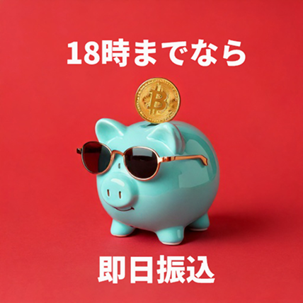 10.ご入金 18時までなら即日振込