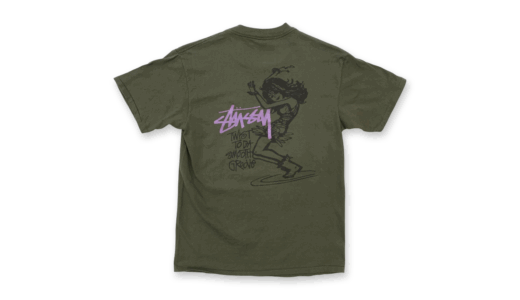 STUSSY ステューシー 黒タグ OLD USA製 ツイストガール プリントTシャツ 半袖Ｔシャツ オリーブ サイズ：M 買取実績