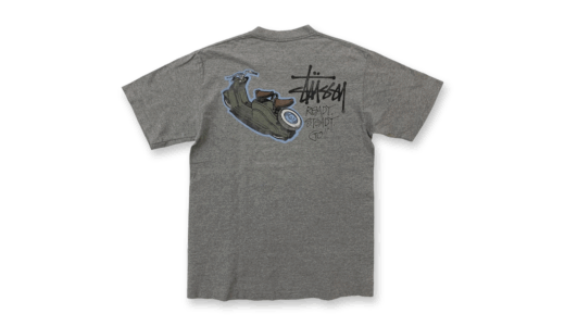 STUSSY ステューシー OLD 白タグ USA製 半袖Ｔシャツ ベスパ グレー サイズ：M 買取実績